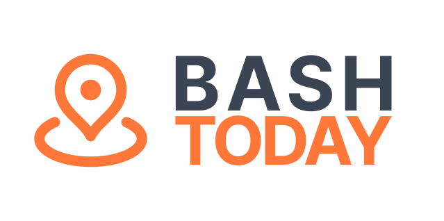 Новый вариант логотипа Bash.Today - вариант №1 (без рамки и рыжий today)