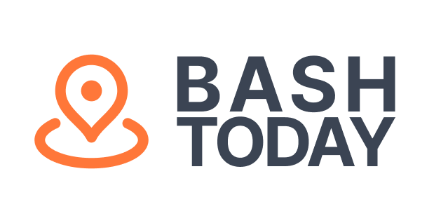 Новый вариант логотипа Bash.Today - вариант №1 (без рамки и рыжая иконка)
